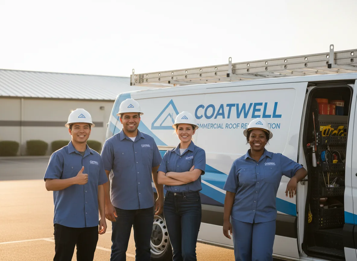 Commercial roof coating company in Center Point, TX